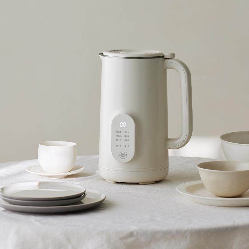 olayks立时欧莱克1L豆浆机家用全自动小型不锈钢破壁机3一5人