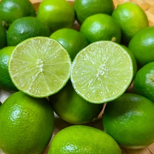 【鲜果】塔希提无籽柠檬香水柠檬批发薄皮小青柠小个奶茶店商用