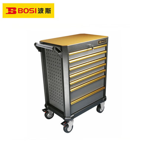 BOSI波斯工具222件汽车钣金工具车组套(含工具车）BS522222