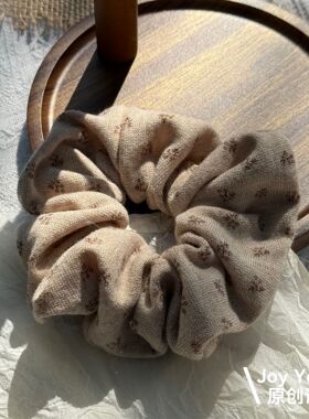 【暖冬生花】韩系软糯碎花发圈碎花设计发箍修饰脸型高级发饰组合