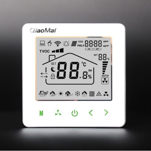 供应科脉KM-XF-1209新风控制器(app手机控制）液晶屏幕一键控制