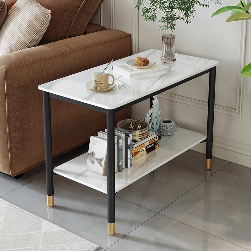 202新款岩板沙发边几侧边柜方形角几茶几创意高级感可移动小方桌