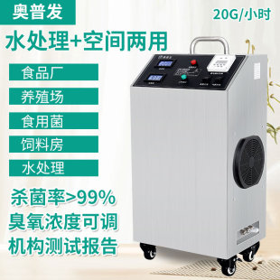 臭氧消毒机食品厂车间臭氧发生器水处理20g10g泳池养殖场工业杀菌