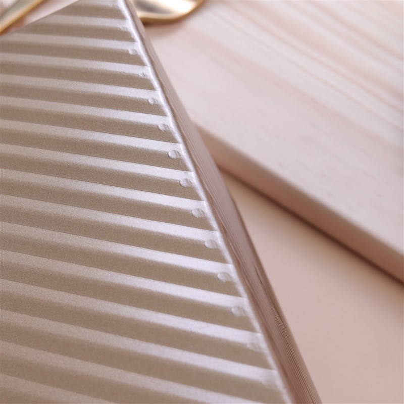 金色不沾波纹土司模具吐司盒g带盖面包模子烤箱用烘焙模具家用