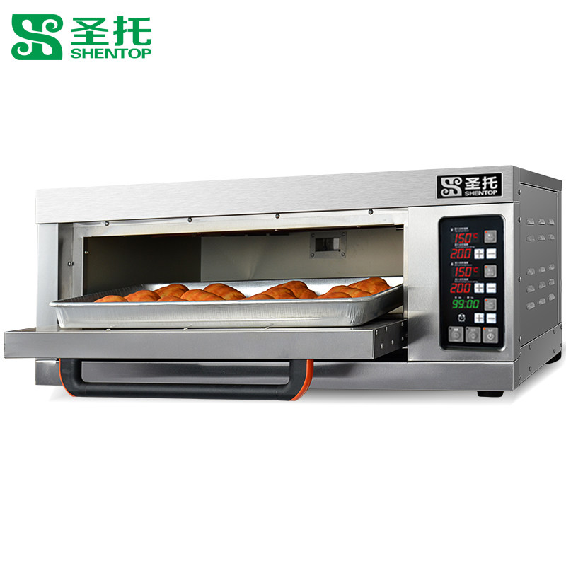 圣托烤箱商用大容量全自动电烤箱烘焙蛋糕披萨红薯机电热大型烤炉