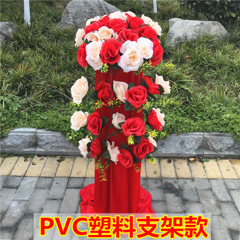 婚庆路引花柱引路花篮结婚礼装饰路引开业布置路引升降绢花路引