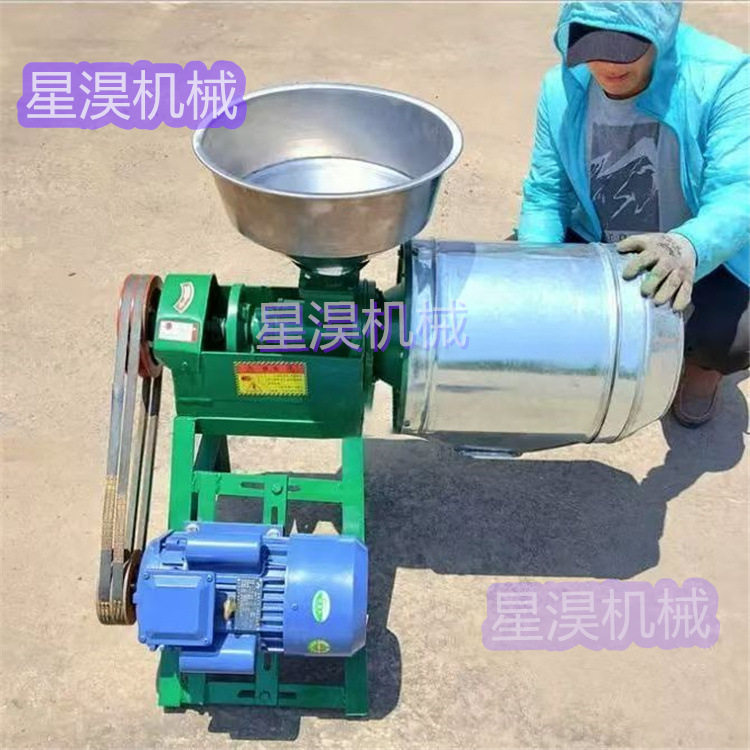 278型小麦玉米磨面机黄豆绿豆打粉机杂粮锥型锥式磨粉机面粉机