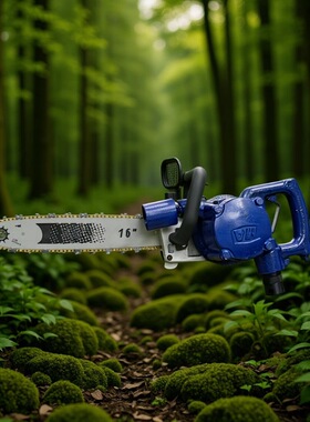 井下用隔爆风动链锯 煤矿JQL-10手持式气动链条锯软岩切割无火花