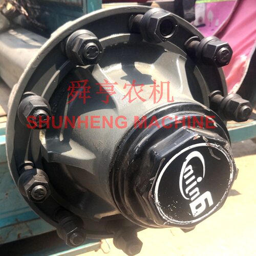 10吨15吨拖车后桥配套1100r20轮胎轮毂厂家供应各种吨位拖斗轴