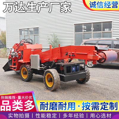 矿山轮式扒渣机 矿石采集输送ZWY型履带式扒渣机机械臂可伸缩