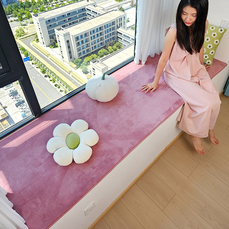 飘窗垫窗台垫四季通用阳台垫子秋冬短绒飘窗坐垫高级感卧室飘窗毯