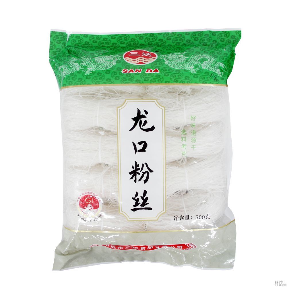三达龙口粉丝500g山东特产干货图片