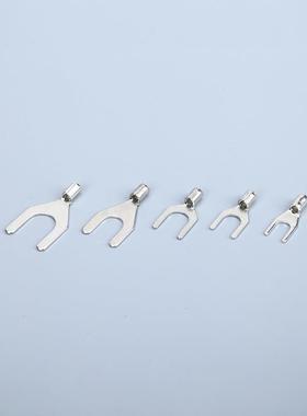 凯.士通SNBS1.25-3SNBS1.255叉裸端头Y型冷压接线端子UT铜形鼻子