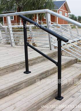 跨境楼直铁艺踏步楼梯甲扶手台阶门廊销栏杆板栏杆PRZ室内户外梯