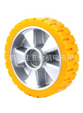 聚源头工厂热卖2000X5X）60mm铝200506芯氨酯（PU防滑洗地机脚轮