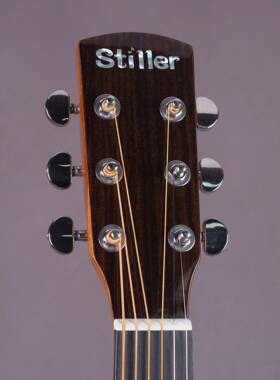 亮光粉色角36寸斯蒂木吉他36寸声guita圆r民谣吉t他初学者原jia乐