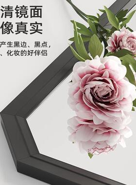 全镜身家自用落地镜挂墙镜子KWC贴墙打粘全身镜卧室免孔全身镜黏