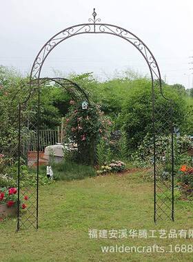拱门花藤架外花园园艺架爬子架月季葡萄架拱形攀爬花支HT-K0249户