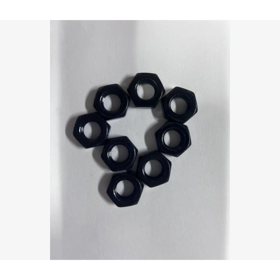 六角螺母薄六角螺母细牙薄螺母INFPM69螺母环黑锌M10保X1D.0