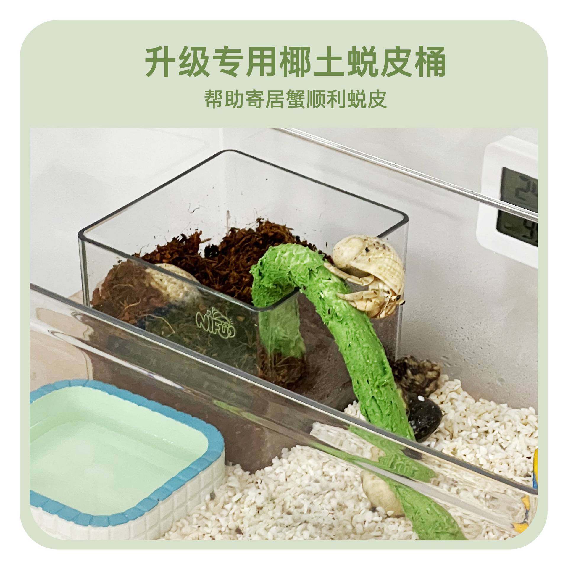 尼富寄居蟹饲养缸亚克力全透明爬宠新手寄居蟹饲养箱桌面宠物饲养,玩具/童车/益智/积木/模型,垂直悬浮玩具,淘宝优惠券,粉丝福利购,淘宝优惠卷