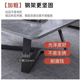 客厅茶几小桌子家用现代小户型办公室用简约沙发2025新款岩板茶桌