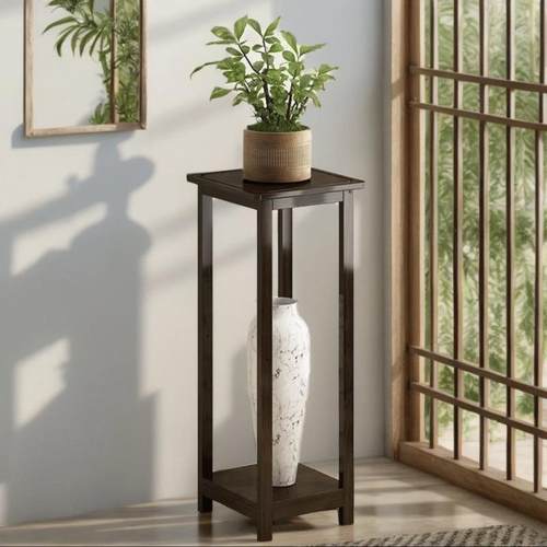 花架置物架新中用式家花客盆支阳架室内台落地花台花见详情几厅摆