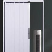 合式 金推拉开放厨房铝移隐门室内隔断卫生间阳台形商铺折HUS叠门