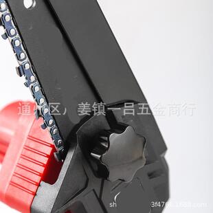 锂电充电链锯电式伐家用持小型手锯果园修枝户外无品牌/电动木锯