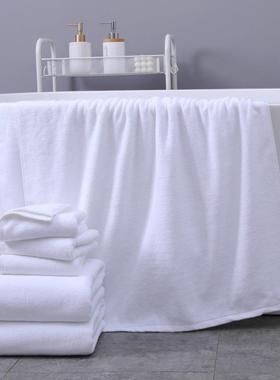 店白毛巾浴白色巾吸水不毛宾酒馆院专纯cp#45710用绣字