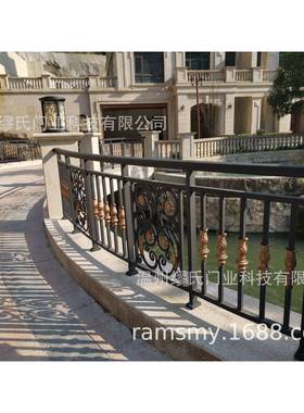 浙江阳小台区院墙铝艺XFN护欧式墅围墙栏别雕花楼顶铝艺护栏