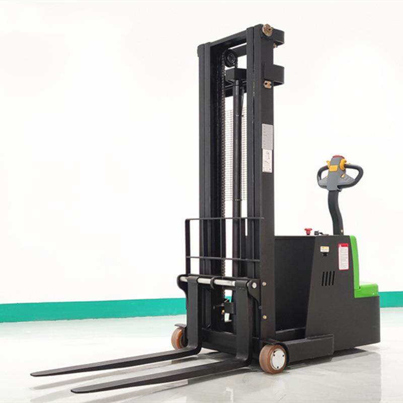 现货载重800k升高米无前脚无支390腿堆高叉车全电动车g配重式堆3