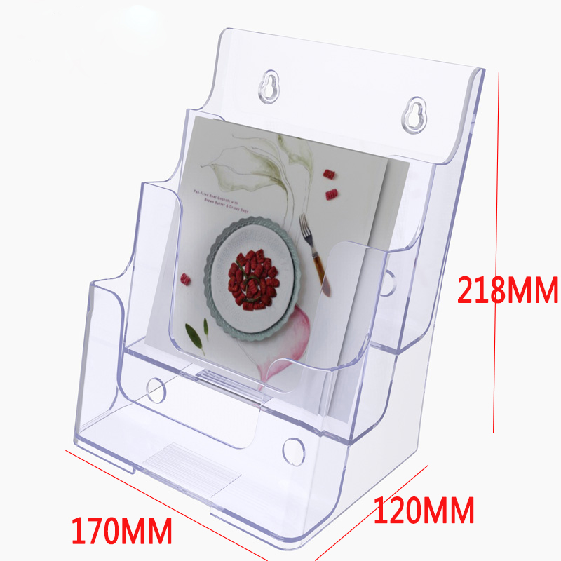 桌面a5展示架 宣传单报刊架彩页架展示架 透明有机资料架