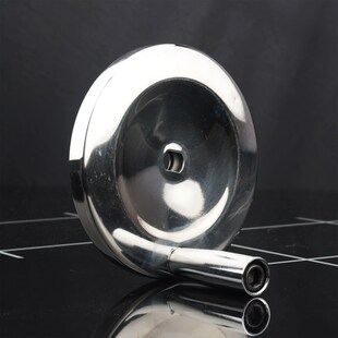 力丰B20搅拌机配件手轮升级圆转盘B30桶升降把手不锈钢B15L加厚