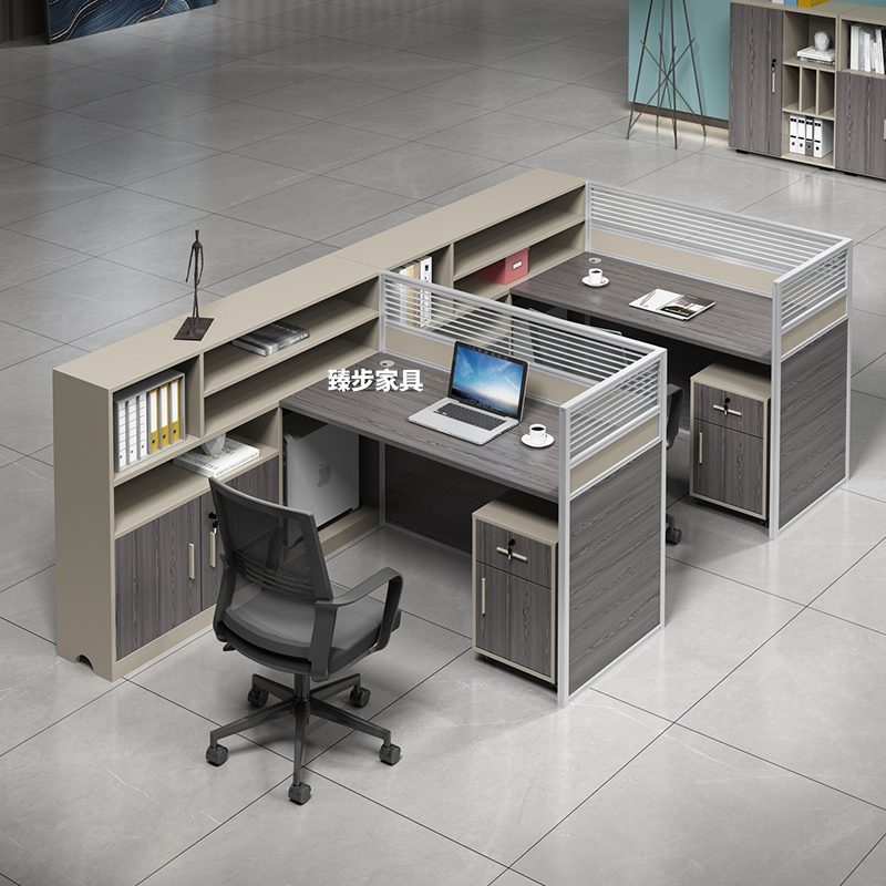 屏风工作位28人职员办公桌隔断卡座办公家具简约现代财务