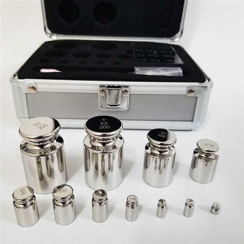 E2等级砝码套装 1mg-100g200g500g316L无磁不锈钢天平校准用砝码