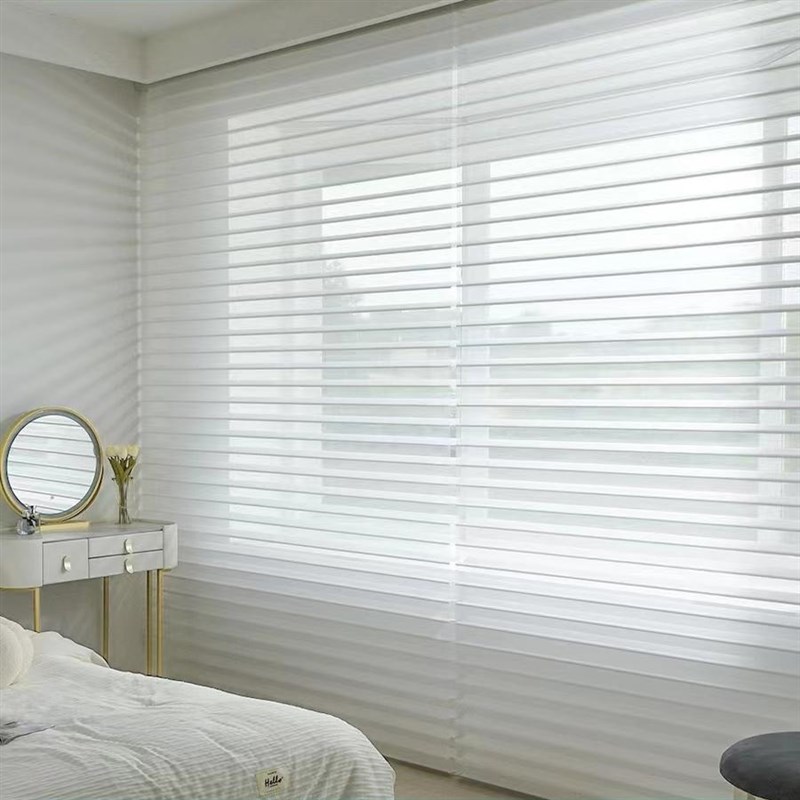 免打孔香格里拉窗帘卷帘书房百叶卧室客厅窗户全遮光柔纱帘