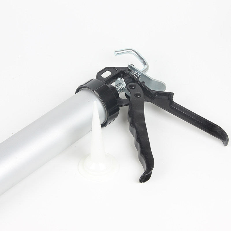 玻璃胶枪美缝收边结构胶密封打胶工具挤压胶枪填缝齿牙胶枪家用