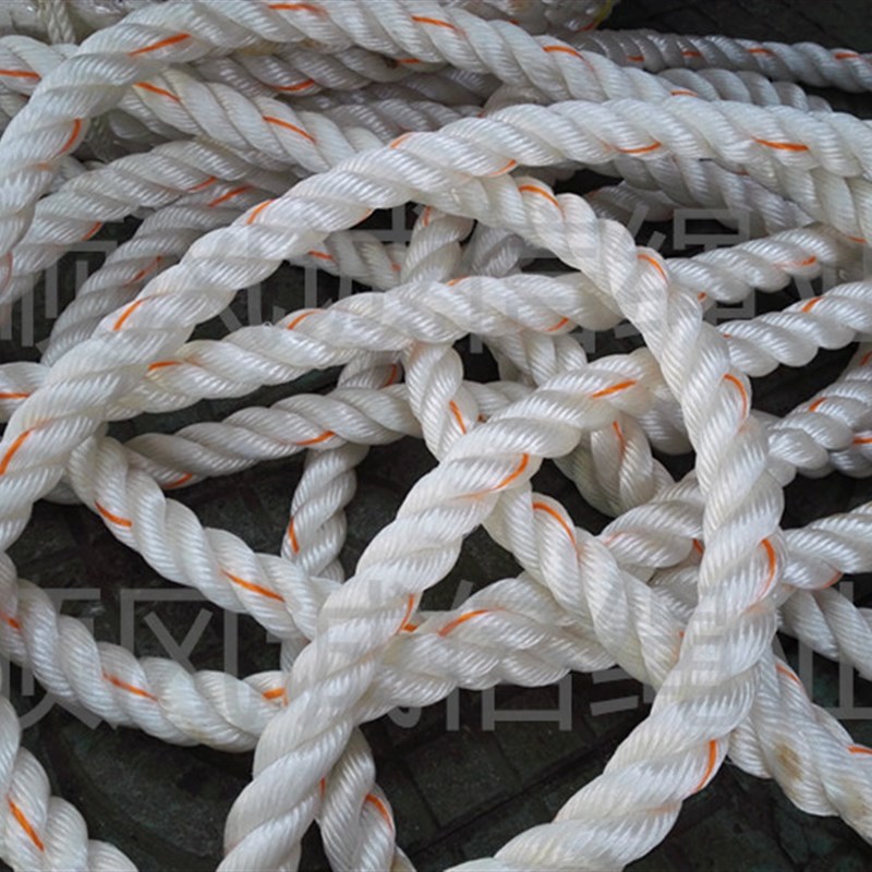 新料高强度聚乙烯尼龙绳子直径30mm抗晒耐磨船用绳缆绳锚绳粗大绳