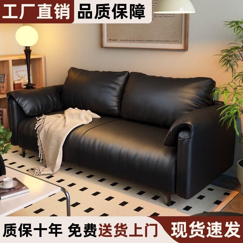 沙发客厅小户型出租房卧室双三人位耳朵直排懒人沙发布艺新款