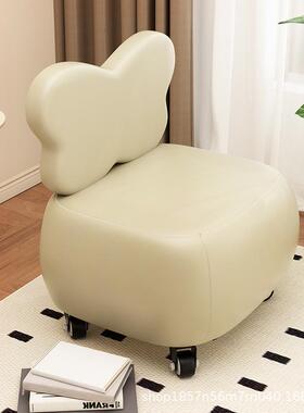 XNS阳台休闲油椅奶小椅子单人沙椅客厅轻奢椅懒人沙发发旋转靠背