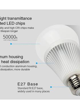 MILIGHT9FUT012智RGBW+CCTLED含BulbFUT012灯泡能家居不遥控