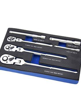 6节pc两用扳手XKH80度可调活动手pv1c6件套扳摇头扳手现货新款