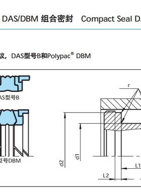 POLYPAC DBM649551  原装进口 组合油封