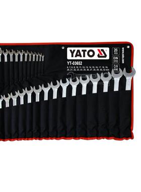 易尔拓AYTO扳用手套装工业级开口花两梅扳手帆布KOP组套26件套