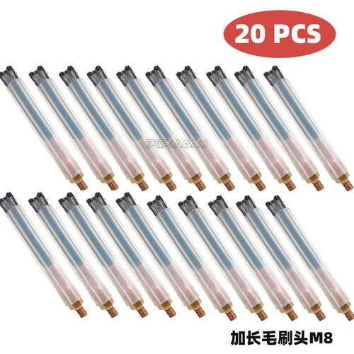新品毛刷头焊道处ETK理机M6/8/10毛刷头不头锈钢洗C焊斑清刷20PS