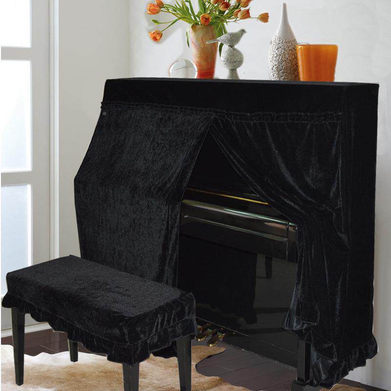 式钢琴罩全罩防尘艺套立钢琴琴罩新款全包简约罩欧全式678布加厚