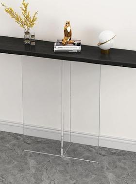 力亚克玄约轻关桌子奢靠墙窄长条案58060玄关台简现代艺术入户正