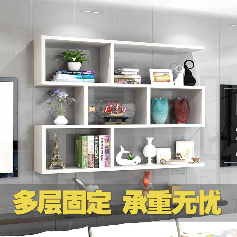墙上物架壁挂书墙架餐厅墙挂墙装饰墙架壁置柜隔0面板卧室储物酒
