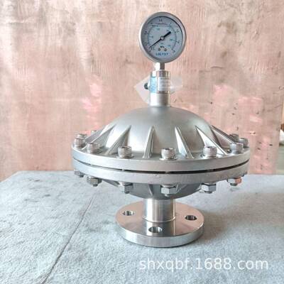 不锈1钢法兰脉冲阻尼器484型GH号MZ-0/16P膜片式冲脉阻尼器