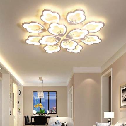 款创意花芯网红新卧客厅YF-037顶灯简约室现代led智能语音带遥控